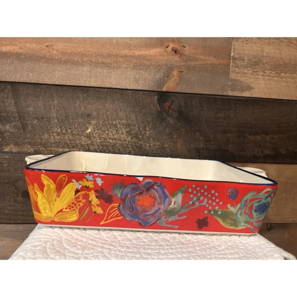 Pioneer Woman‎ Durable Floral Medley Baking  Rectangular